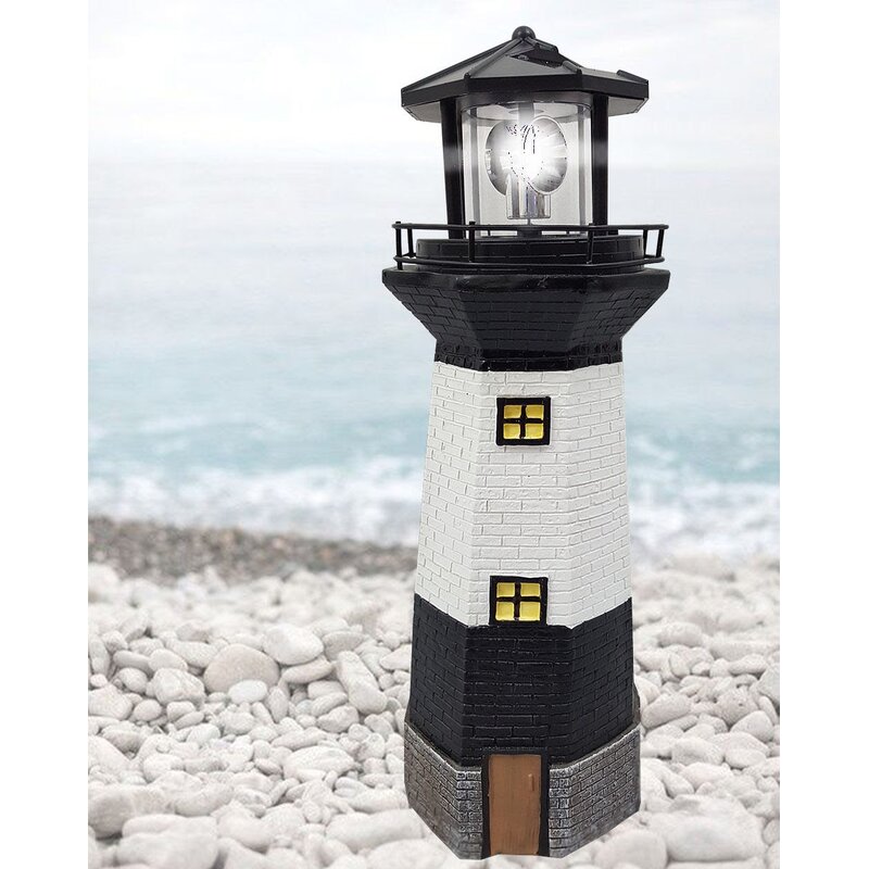 Longshore Tides Piers Solar Lighthouse Decorative Lantern Reviews